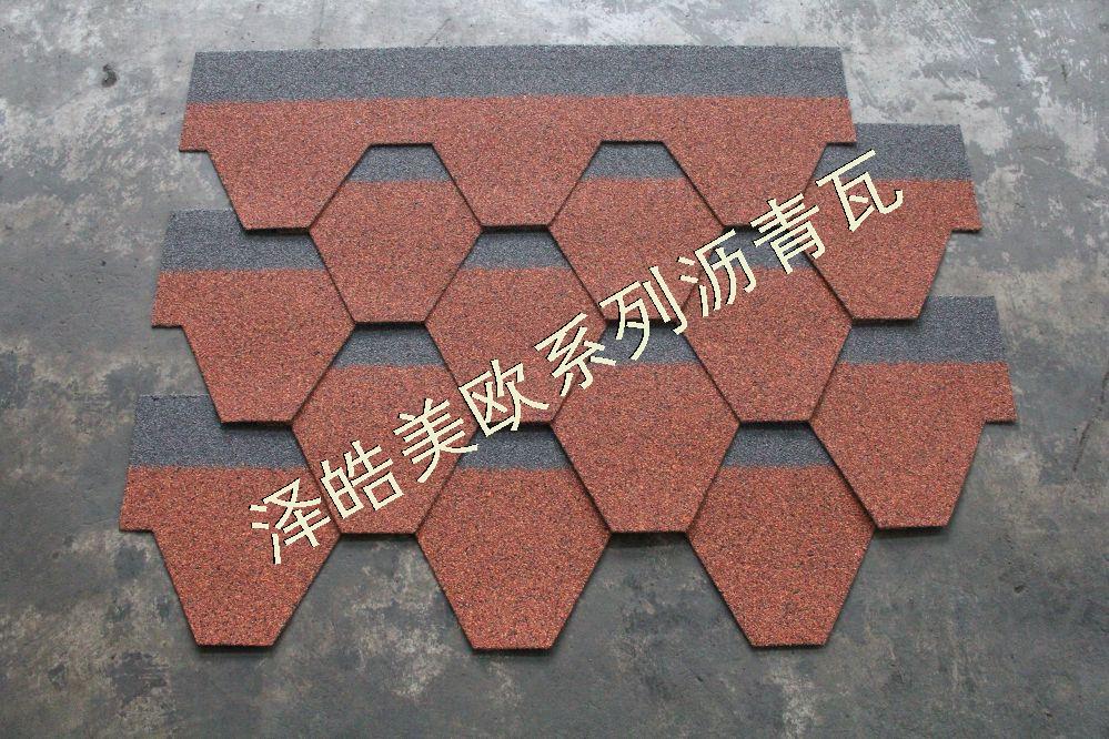 泽皓马赛克中国红沥青瓦07 泽皓马赛克中国红沥青瓦07