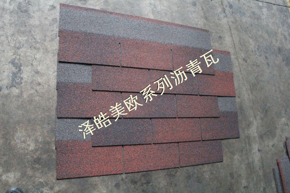 迷彩单层枣褐红沥青瓦01