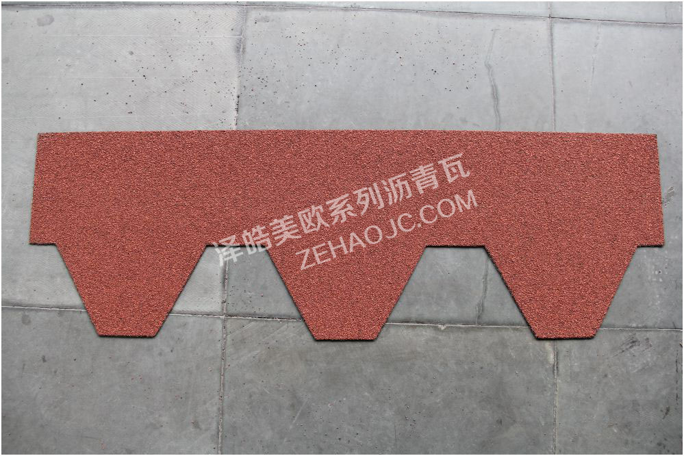 马赛克晚霞红沥青瓦实样01