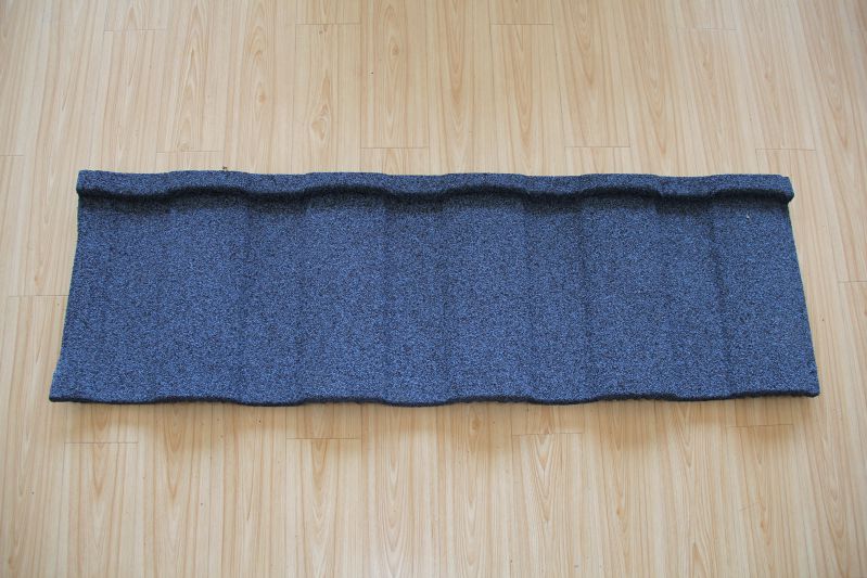 罗马型海洋蓝彩石金属瓦