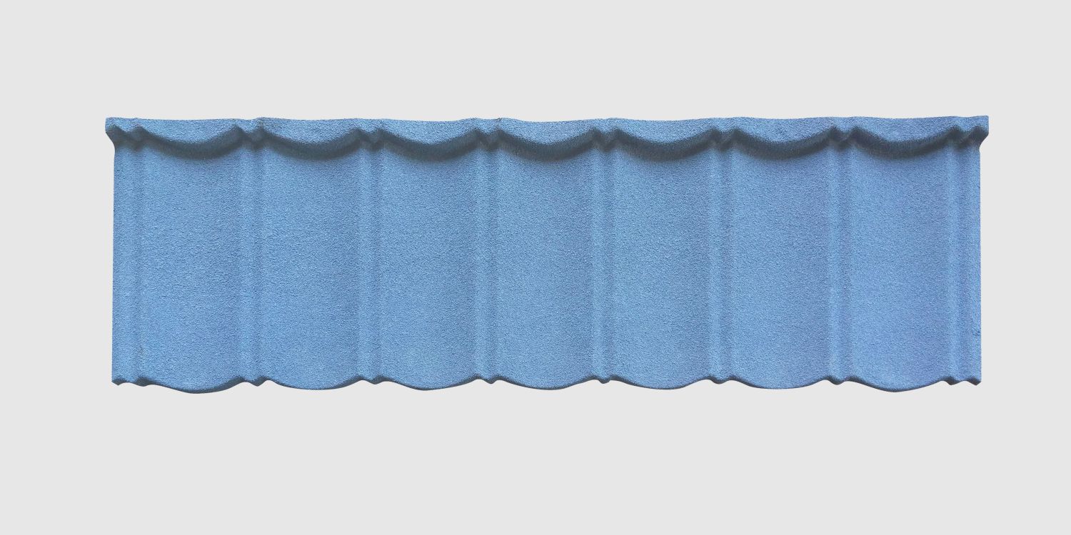 经典型宝石蓝彩石金属瓦