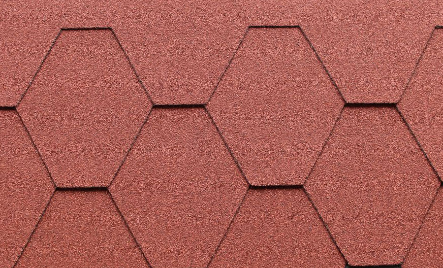 马赛克晚霞红(无阴影)沥青瓦